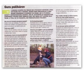 Článok o Pes v pohode v časopise PROFIT